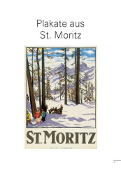 Plakate aus St Moritz